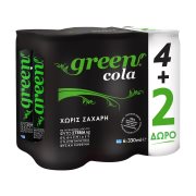 GREEN COLA Αναψυκτικό 4x330ml +2 Δώρο