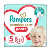 PAMPERS Premium Care Pants Πάνες Βρακάκι Νο5 11-17kg 34τεμ