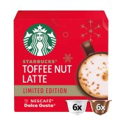 STARBUCKS Καφές Espresso Toffee Νut Latte σε κάψουλες συμβατές με μηχανή Dolce Gusto 6x15,8gr +6x5,5gr