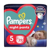 PAMPERS Night Pants Νο5 12-17kg 22τεμ