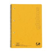 GLOBUS Τετράδιο Σπιράλ Α4 2 Θεμάτων Κίτρινο