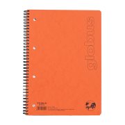 GLOBUS Τετράδιο Σπιράλ Α4 3 Θεμάτων Πορτοκαλί