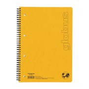 GLOBUS Τετράδιο Σπιράλ Α4 3 Θεμάτων Κίτρινο