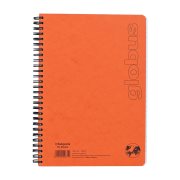 GLOBUS Τετράδιο Σπιράλ Β5 3 Θεμάτων Πορτοκαλί