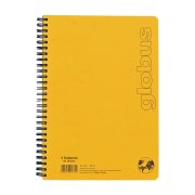 GLOBUS Τετράδιο Σπιράλ Β5 3 Θεμάτων Κίτρινο