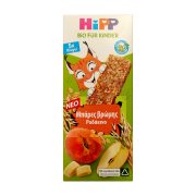 HIPP Μπάρες Δημητριακών Παιδικές με Βρώμη Ροδάκινο & Μήλο Βιολογικές 5x20gr