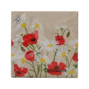 DECORATA Χαρτοπετσέτες Πασχαλινές Ανθισμένα Λουλούδια 33x33cm 20τεμ 85gr