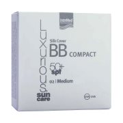 INTERMED Luxurious Suncare Αντηλιακή Πούδρα Silk Cover BB Compact Spf 50+ Medium