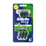 GILLETTE Blue 3 Ξυραφάκια Μιας Χρήσης Plus Sensitive 6τεμ