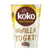 KOKO Επιδόρπιο Φυτικό Καρύδας Vanilla Yogrt! Vegan Χωρίς γλουτένη Χωρίς λακτόζη 400gr