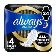 ALWAYS Ultra Σερβιέτες No4 Secure Night 24τεμ