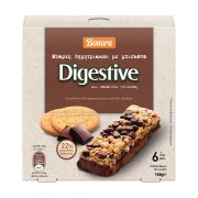 BONORA Digestive Μπάρες Δημητριακών με Μπισκότο & Σοκολάτα Γάλακτος 6x28g