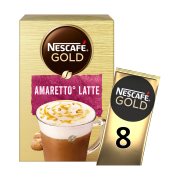 NESCAFE Gold Καφές Στιγμιαίος Amaretto Latte 8x17,5gr