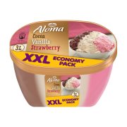 ALOMA Παγωτό Κακάο Βανίλια Φράουλα 1455g (3lt)