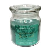 Αρωματικό Κερί Βαζάκι 11εκ Rosemary & Salt