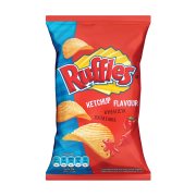 RUFFLES Κυματιστά Πατατάκια με γεύση Κέτσαπ 120g