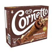 CORNETTO Παγωτό Χωνάκι Chocolate 6τεμ 360g (540ml)