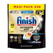 FINISH Powerball Ultimate Plus All in 1 Απορρυπαντικό Πλυντηρίου Πιάτων Ταμπλέτες Λεμόνι 48τεμ