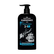 PAPOUTSANIS Karavaki Aφρόλουτρο Men 3σε1 Ocean Force Αντλία Vegan 550ml