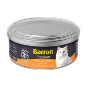 BARRON Premium Υγρή Τροφή Γάτας Τόνος με Σολομό σε Ζελέ Χωρίς σιτηρά 170g