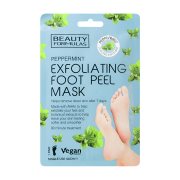 BEAUTY FORMULAS Μάσκα Απολέπισης Ποδιών Μέντα