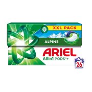 ARIEL Allin1 Pods Απορρυπαντικό Πλυντηρίου Ρούχων Alpine 26 κάψουλες