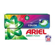 ARIEL Allin1 Pods Απορρυπαντικό Πλυντηρίου Ρούχων Color 38 κάψουλες