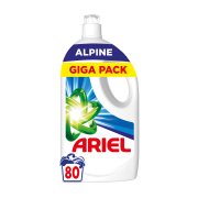 ARIEL Απορρυπαντικό Ρούχων Υγρό Alpine 80 πλύσεις