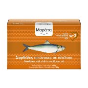 ΜΑΡΑΤΑ Σαρδέλες Πικάντικες σε Ηλιέλαιο 120g