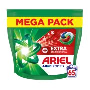 ARIEL Allin1 Pods Απορρυπαντικό Ρούχων Extra Stain Removal 65 κάψουλες