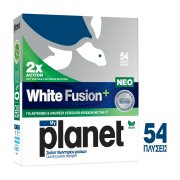 PLANET Απορρυπαντικό Πλυντηρίου Ρούχων Σκόνη White Fusion 54 πλύσεις