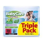 BABYCARE For All Υγρομάντιλα 3x54τεμ 