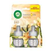 AIRWICK Essential Oils Αρωματικό Χώρου Ηλεκτρικής Συσκευής Βανίλια & Άνθη Λευκού Τσαγιού Ανταλλακτικό 2x19ml