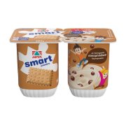 ΔΕΛΤΑ Smart Επιδόρπιο Γιαουρτιού Μπισκότο με Σοκομπιλάκια Δημητριακών 2x140g