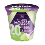 ΔΕΛΤΑ Vitaline Protein Mousse Επιδόρπιο Γάλακτος με γεύση Φιστίκι Χωρίς γλουτένη Χωρίς λακτόζη Χωρίς προσθήκη ζάχαρης 200g