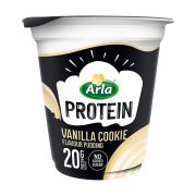 ARLA Protein Πουτίγκα με γεύση Βανίλια Μπισκότο Χωρίς λακτόζη Χωρίς προσθήκη ζάχαρης 200g