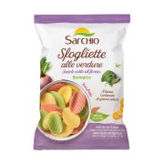 SARCHIO Sfogliette Σνακ με Λαχανικά Βιολογικό Vegan Χωρίς γλουτένη 55g