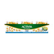 ACTIVIA Fiber Mix&Go Επιδόρπιο Γιαουρτιού & Νιφάδες Δημητριακών 3x163g