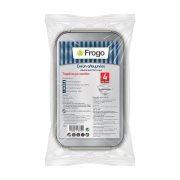 FROGO Σκεύη Αλουμινίου με Καπάκι Μικρά R43L 4τεμ