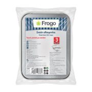FROGO Σκεύη Αλουμινίου με Καπάκι Μεσαία R64L 3τεμ