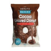 THE DONUTS BAKERY Ντόνατ με Επικάλυψη Κακάο & γέμιση Κρέμα Κακάο 60g