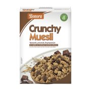 BONORA Crunchy Muesli με Βρώμη & Νιφάδες με Επικάλυψη Σοκολάτας Γάλακτος 500g