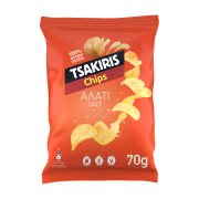 TSAKIRIS Πατατάκια με Αλάτι Vegan Χωρίς γλουτένη 70g