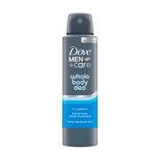 DOVE Men + Care Whole Body Αποσμητικό Σπρέι Marine & Blue Cypress Scent 150ml