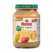 HOLLE Φρουτοπουρές με Μήλο & Αχλάδι από 5+ μηνών Βιολογικός Χωρίς γλουτένη Χωρίς προσθήκη ζάχαρης 190g