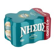 ΝΗΣΟΣ Μπίρα Pilsner 4x330ml +2 Δώρο