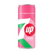 7UP Zero Γκαζόζα με γεύση Pink Lemonade Χωρίς ζάχαρη 330ml