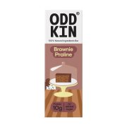 ODDKIN Μπάρα Πρωτεΐνης Brownie Praline Χωρίς γλουτένη Χωρίς προσθήκη ζάχαρης 50g