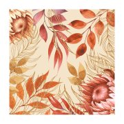 PAPER DESIGN Χαρτοπετσέτες Fall Blossom 3φύλλων 33x33 20τεμ 