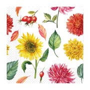 DECORATA Χαρτοπετσέτες Florar Harmony 3φύλλων 33x33 20τεμ